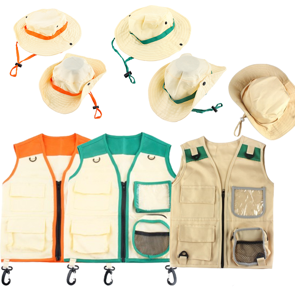 Outdoor Adventure Outfit - Conjunto de fantasia infantil para exploradores,