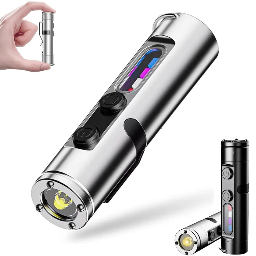 Outdoor Adventure Trips - Lanterna LED Mini Portátil EDC Recarregável