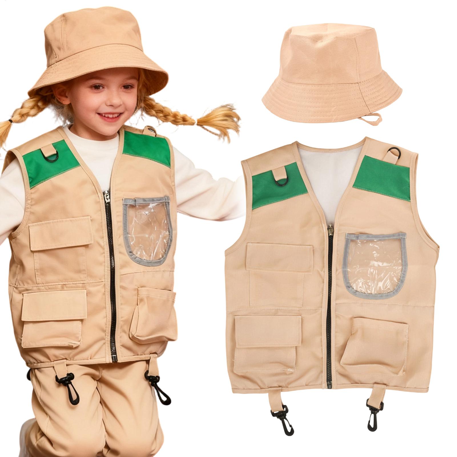 Outdoor Adventure Kit For Kids - Fantasia de Explorador Safari para Crianças,