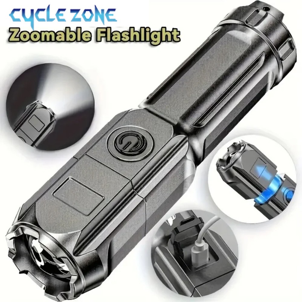 Outdoor Adventure Zone - Lanterna LED Portátil Recarregável USB com