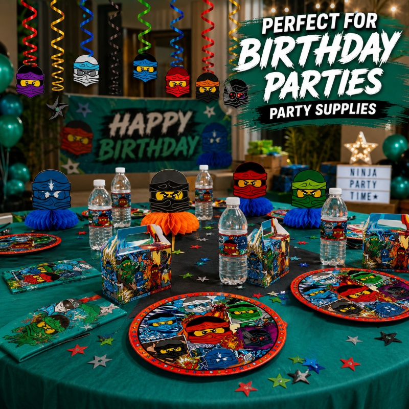 Outdoor Adventure Birthday Party - Conjunto de Decoração para Festa de