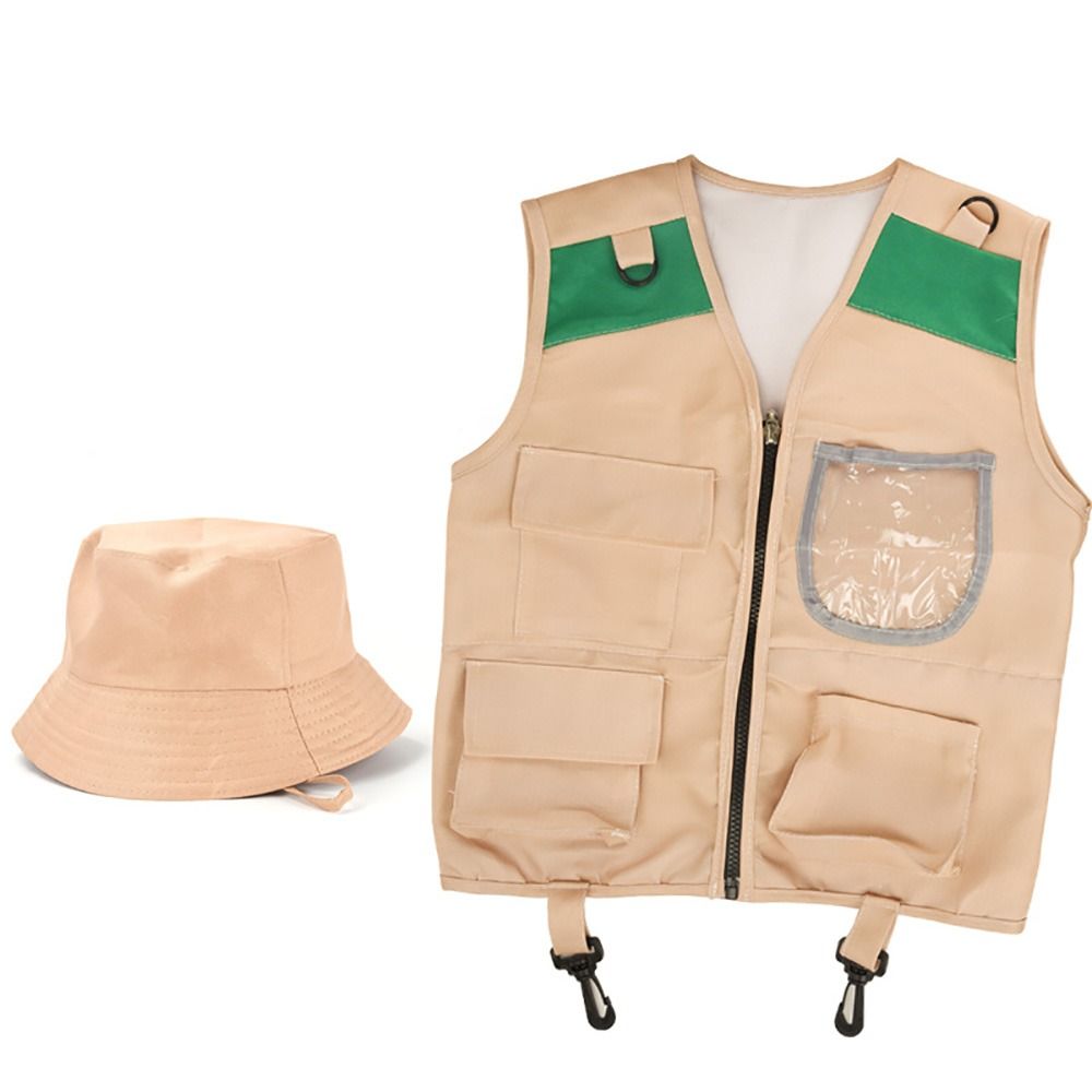 Colete e chapéu de explorador  - Outdoor Adventure Kit For Kids avaliação e preço