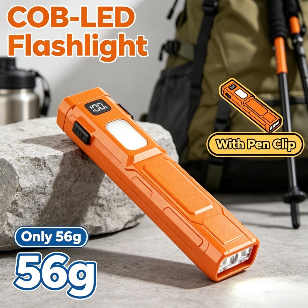 Lanterna LED COB EDC com Clipe - Outdoor Adventure Trips avaliação e preço